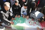 تشییع پیکر شهید گمنام در دانشگاه لرستان