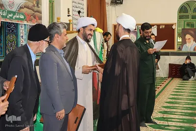 مراسم یاد بود شهدای شاه چراغ در مسجد جامع حسین آباد ناظم