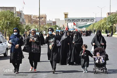 مراسم پیاده روی اربعین - سمنان