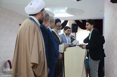 ⁨آیین تجلیل از برگزیدگان مرحله کشوری مسابقات قرآن، عترت و نماز استان آذربایجان شرقی⁩