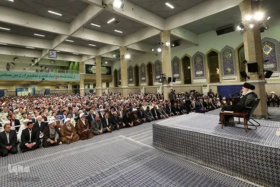 دیدار کارگزاران حج ۹۸ با حضرت آیت‌الله العظمی خامنه‌ای، رهبر معظم انقلاب اسلامی