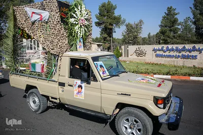استقبال از دو شهید دفاع مقدس در شیراز