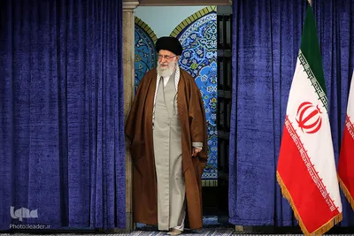 حضور رهبر معظم انقلاب در پای صندوق رأی