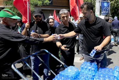 موکب جهاددانشگاهی میزبان عزاداران تشییع رهبر شهید انقلاب