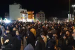 اجتماع شبانه مردم اصفهان در میدان شهید علیخانی ملک‌شهر