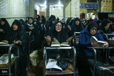 مراسم احیای شب نوزدهم ماه رمضان در مسجد جامع واوان