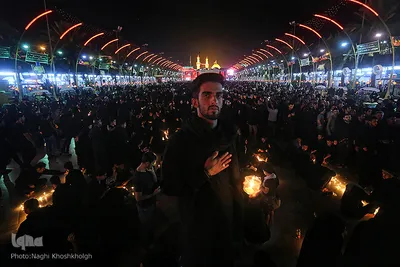 مراسم شام غریبان در کربلای معلی