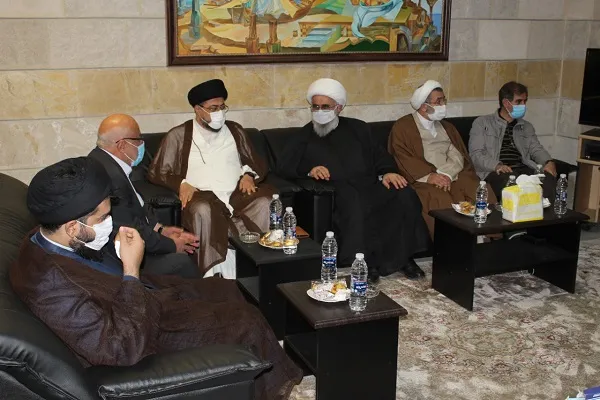 خليل حمدان يستقبل أمين عام المجمع العالمي لأهل البيت(ع) في لبنان