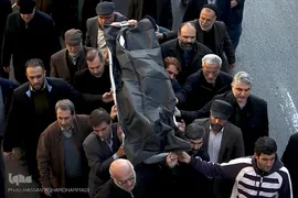 مراسم تشییع پیکر مرحوم استاد حبیب الله چایچیان(حسان)