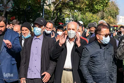 مراسم تشییع حاج بیوک آسایش مداح اهل‌بیت(ع) و رزمنده دوران دفاع مقدس‎‎