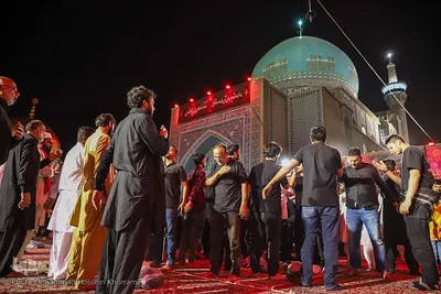 هیئت عزاداران کشور هند و پاکستان در حسینیه حرم رضوی