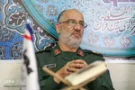 حضور سردار محسن کریمی فرمانده سپاه روح‌الله در ایکنای مرکزی