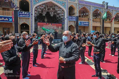 عزاداری روز تاسوعا در حرم مطهر شاهچراغ (ع)