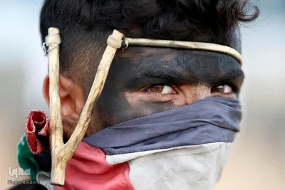 تظاهرات فلسطینیان معترض به انتقال سفارت آمریکا به بیت المقدس در نوار غزه