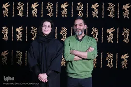 پیمان معادی، کارگردان و لیلا حاتمی بازیگر فیلم سینمایی بمب، یک عاشقانه 