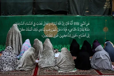 مراسم اعتکاف در حرم امام رضا(ع)