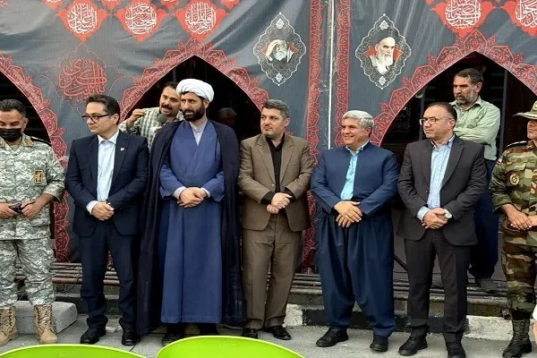 مراسم استقبال از زائران اربعین در مریوان برگزار شد