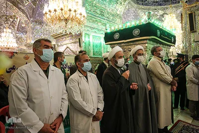 آیین گلاب شویی حرم مطهر شاهچراغ(ع)