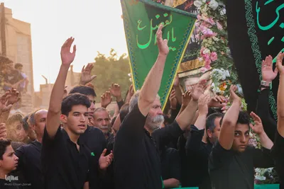 نخل گردانی حسینیه فهادان یزد