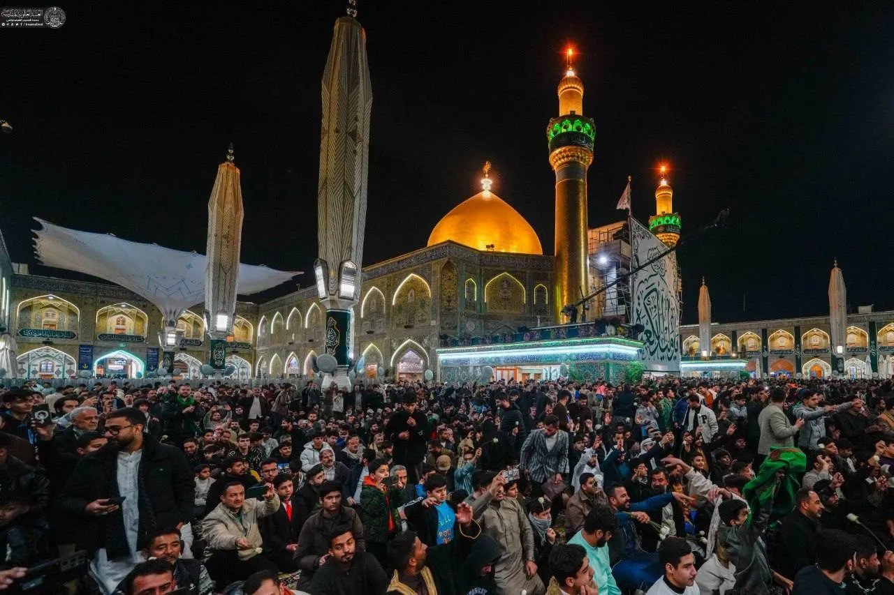 گرامیداشت سالروز میلاد مولای متقیان در حرم مطهر علوی