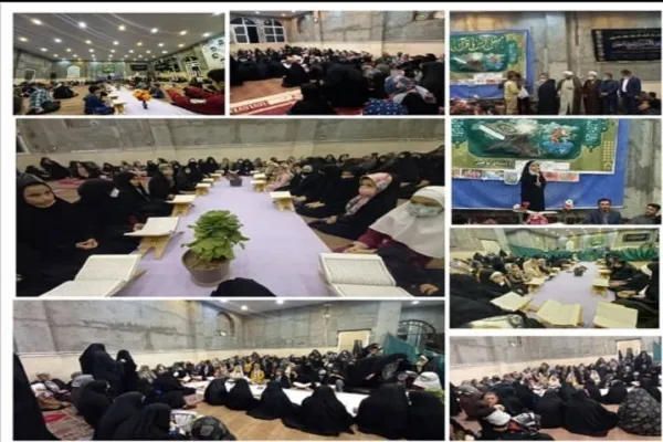محفل انس با قرآن در روستای نوچمن گرگان برگزار شد