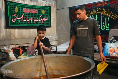 آیین پخت سمنو در شب شهادت امام حسن مجتبی (ع)