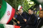 اجتماع دانشگاهیان دانشگاه تبریز در حمایت از آرمان‌های انقلاب