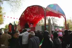 سومین مراسم تشییع پیکر‌های شهدای جنگ رمضان در اصفهان