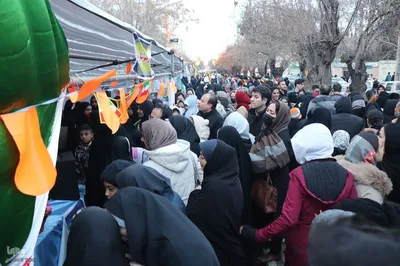 جشن «مهمونی کیلومتری عید نیمه شعبان» در ملایر‎