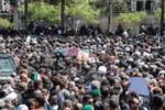 مراسم تشییع شهیدان «مهدی زیبا» و «اسماعیل نادی»