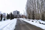 دانشگاه ارومیه در یک روز برفی‎