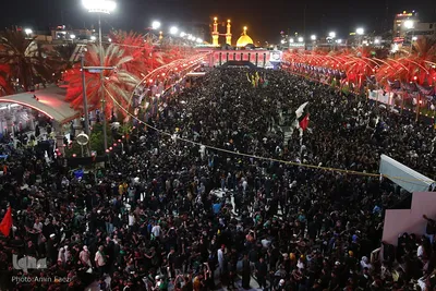 عزاداری شب اربعین در کربلا