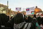 اجتماع مردمی قم در حرم حضرت معصومه