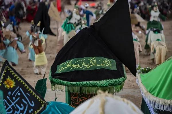 نمایش ماکت بازنمایی عاشورا در بین‌الحرمین