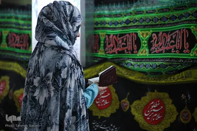 مراسم اعتکاف بانوان در مسجد باغستانی
