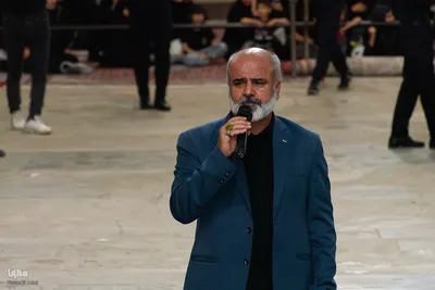 عزاداری شب هشتم محرم در گلستان شهدای اصفهان