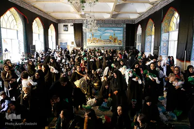 آیین بزرگداشت مقام حضرت علی اصغر(ع) در چهارانبیای قزوین