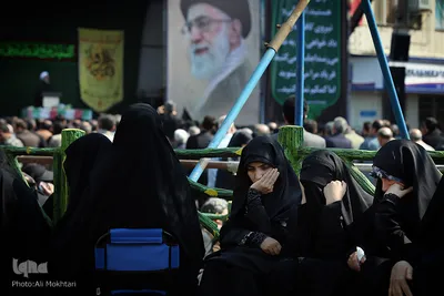 تجمع عزاداران عاشورای فاطمی در میدان هفت تیر