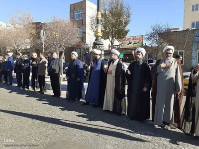 مراسم عزاداری خیابانی شهادت حضرت زهرا(س) در اهر