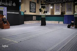 آخرین شب عزاداری حضرت اباعبدالله الحسین(ع) در حسینیه امام خمینی(ره) با حضور رهبر معظم انقلاب اسلامی