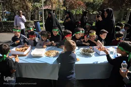 پیاده روی جاماندگان نونهال اربعین حسینی در دانشگاه امام صادق(ع)