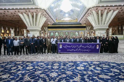 مراسم تجدید میثاق جهادگران جهاددانشگاهی با آرمان‌های امام راحل(ره)