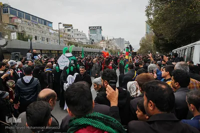 مراسم اربعین حسینی در جوار حرم مطهر رضوی
