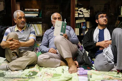 مراسم اعتکاف دانشجویی در دانشگاه تهران