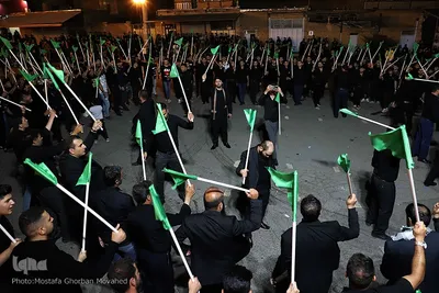 آیین عزاداری «شاه‌حسین‌ گویان» در شهرستان اهر