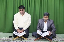 محفل انس با قرآن در مسجد تاریخی آقاباباخان شیراز