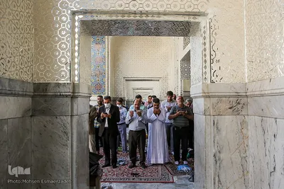 نماز عید قربان در حرم مطهر رضوی
