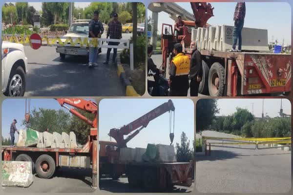 انسداد مسیر‌های ورودی و خروجی بلوار شهید سلیمانی تا پایان مراسم تشییع/اختصاص مسیر برای تردد حمل‌ونقل عمومی