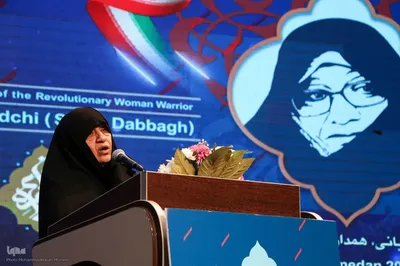 اختتامیه کنگره ملی بانوی مبارز و انقلابی خواهر دباغ در همدان