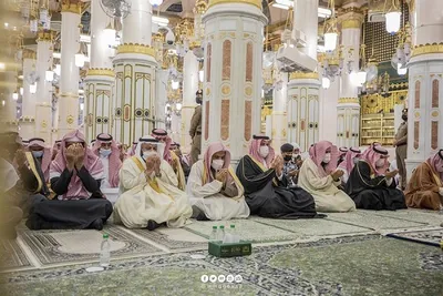 Regengebet in Al-Haram-Moschee